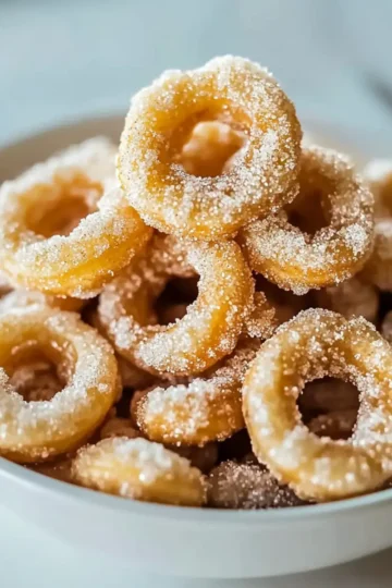 Mini Doughnut Hot Buttered Cheerios
