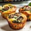 Spinach and Mushroom Quiche Muffins
