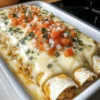 Creamy Queso Chicken Enchiladas