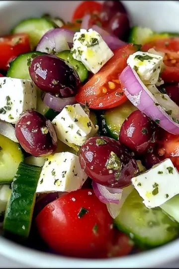 Authentic Greek Salad Recipe