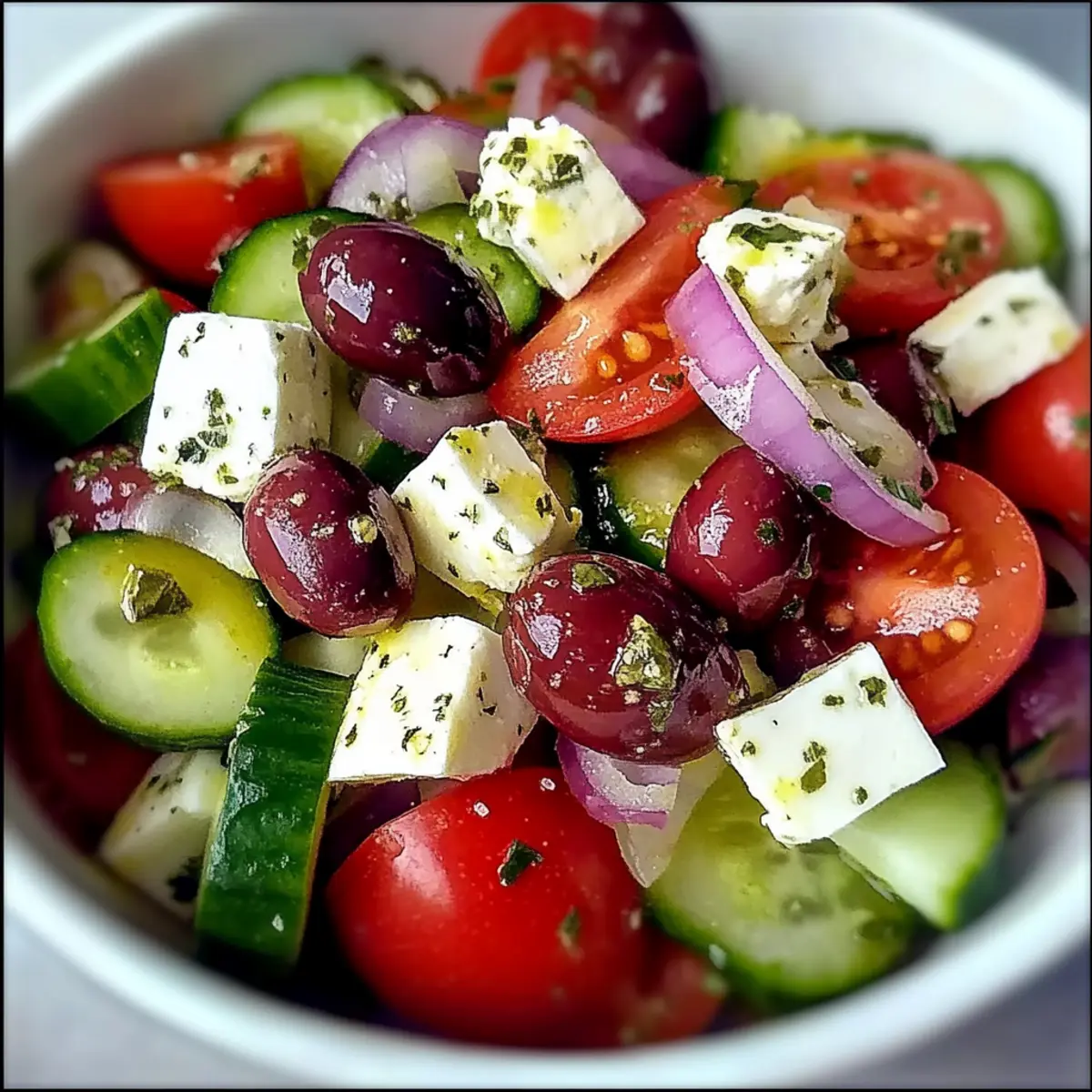 Authentic Greek Salad Recipe: Fresh Flavors from the Heart of Greece 5 Authentic Greek Salad Recipe