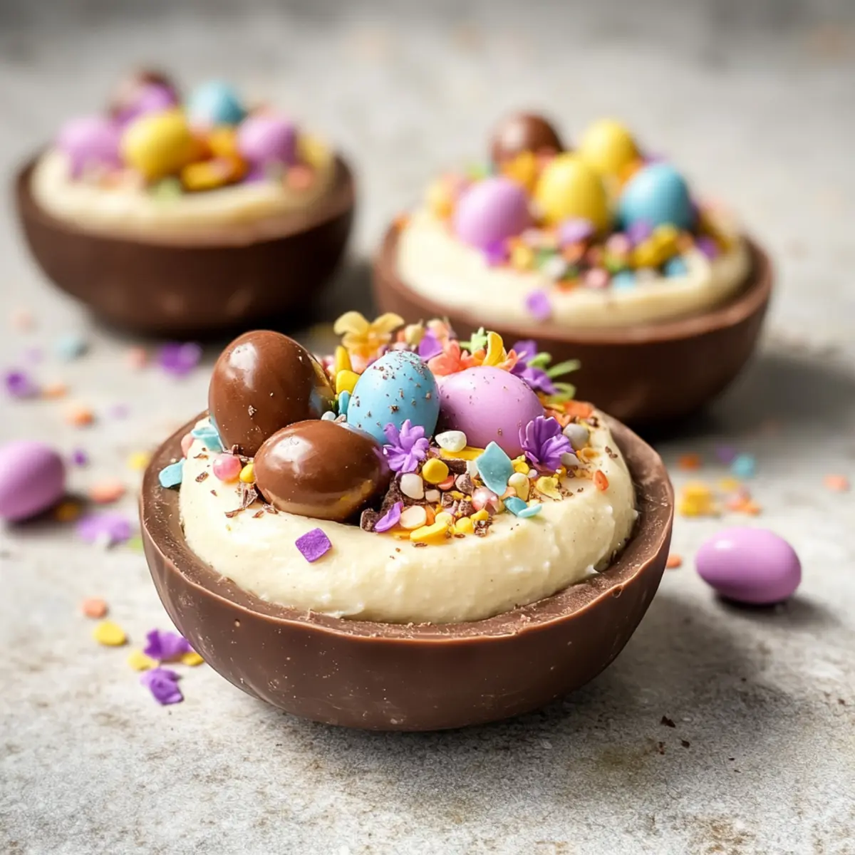 Easter Egg Cheesecake
