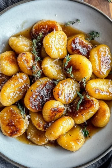 Sweet Plantain Pan Fried Gnocchi