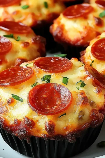 Keto Carnivore Pizza Muffins