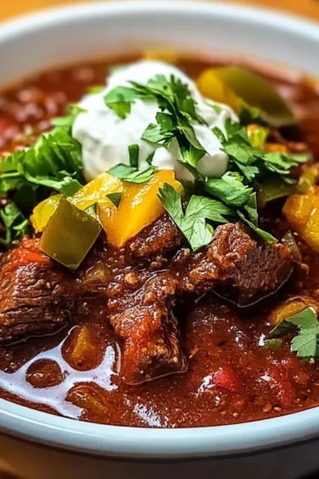 Crock Pot Beef Chuck Chili