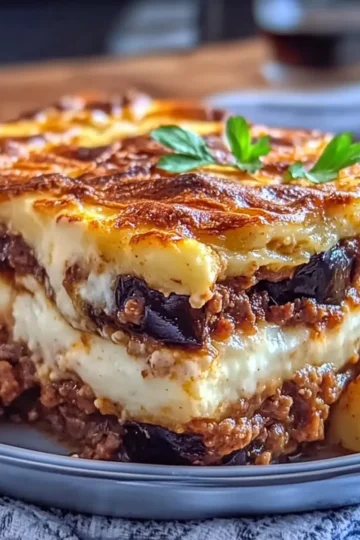 Homemade Eggplant and Potato Casserole