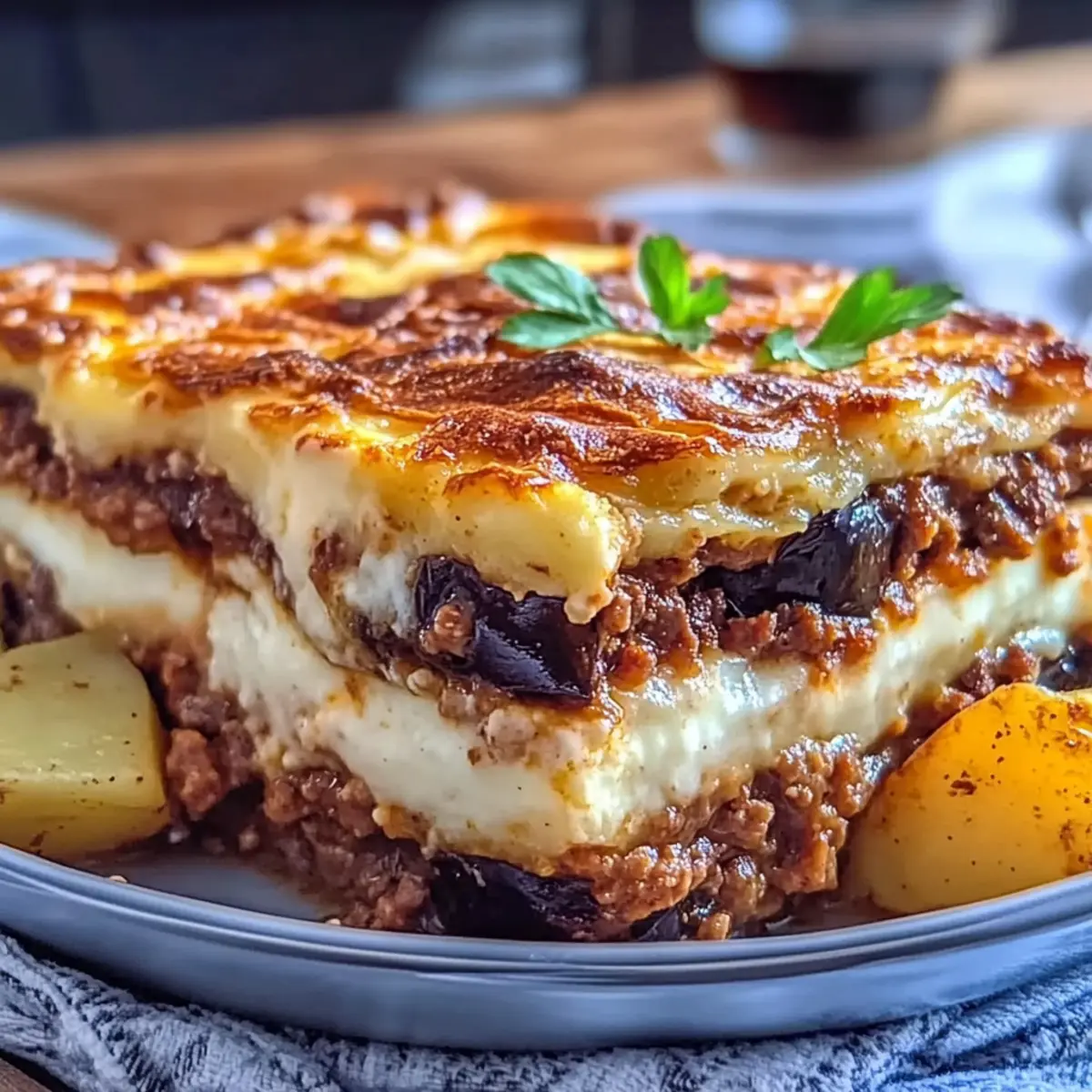 Homemade Eggplant and Potato Casserole