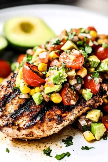 Fiesta Lime Chicken with Avocado Recipe