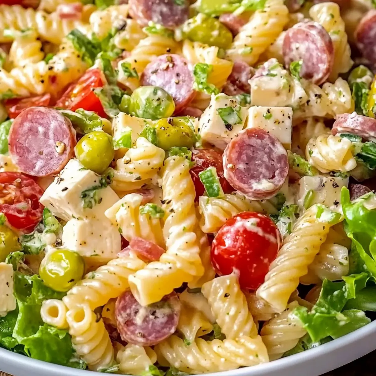 Italian grinder pasta salad
