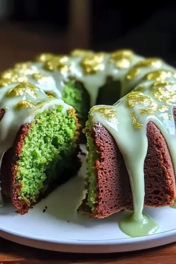 St. Patrick’s Green Mini Bundt Cakes