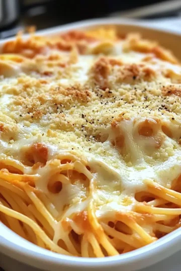 Baked Cream Cheese Spaghetti