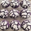 Ube Crinkle Cookies