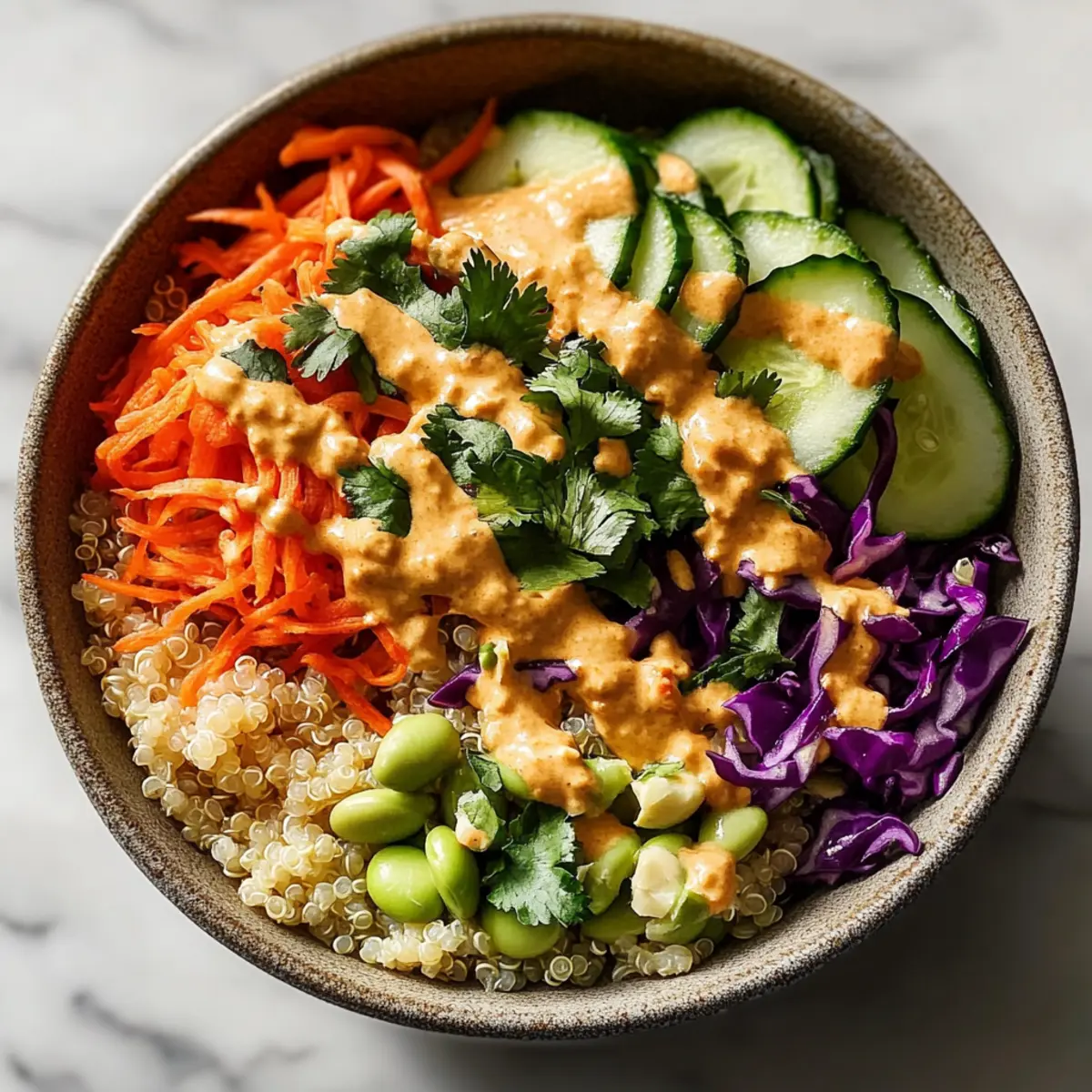 Thai Peanut Quinoa Bowl