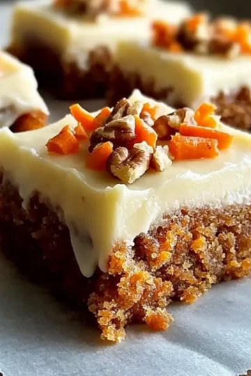 Carrot Cake Bars with Cream Cheese Frosting
