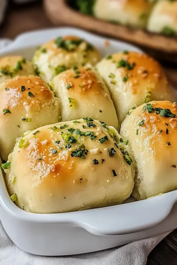 Vegan Green Chile Garlic Rolls