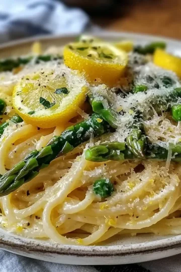 Lemon Asparagus Pasta Recipe