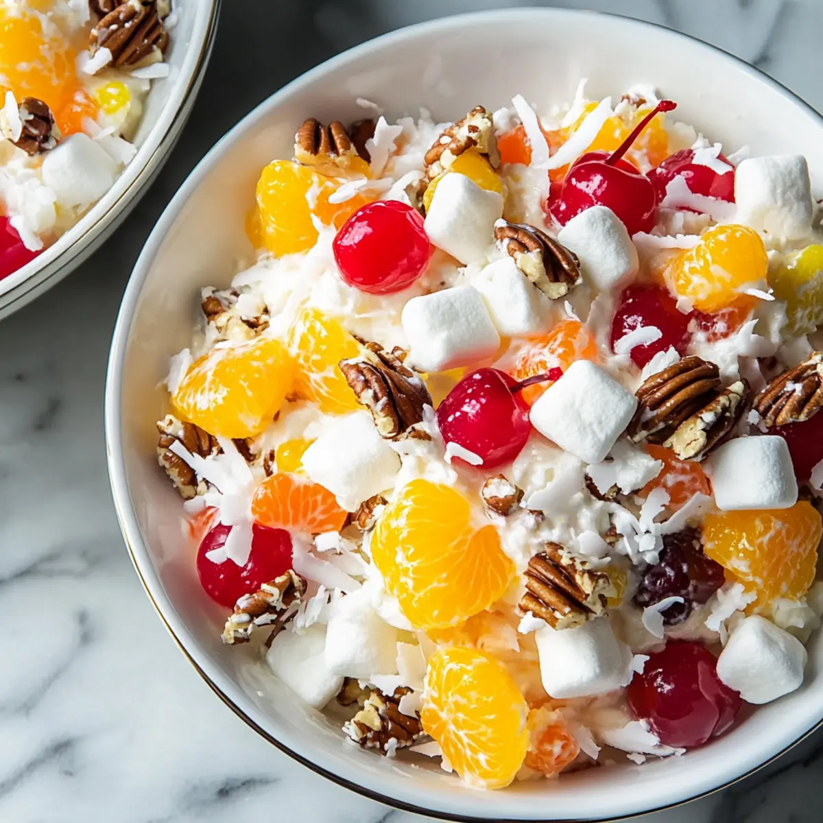 Irresistible Ambrosia Salad: A Creamy Fruity Delight 3 2acf767e cc1f 40b3 bc20 3b5dee4e93c6 3 zymnmf