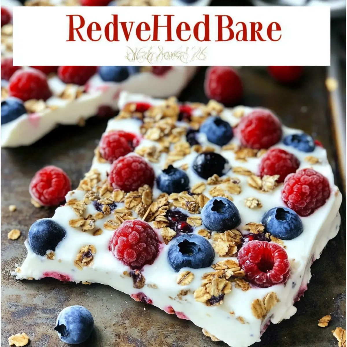 Frozen Yogurt Bark