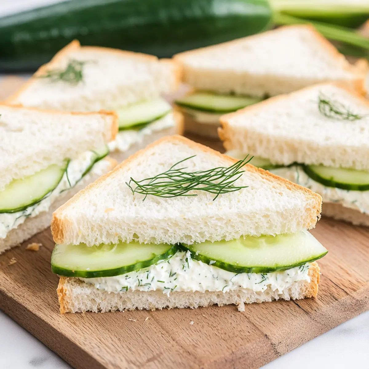 Cucumber Sandwiches with Creamy Garlic-Herb Delight 2 5a69bea8 3bdc 450e a535 b02347e14167 2 yzamsz