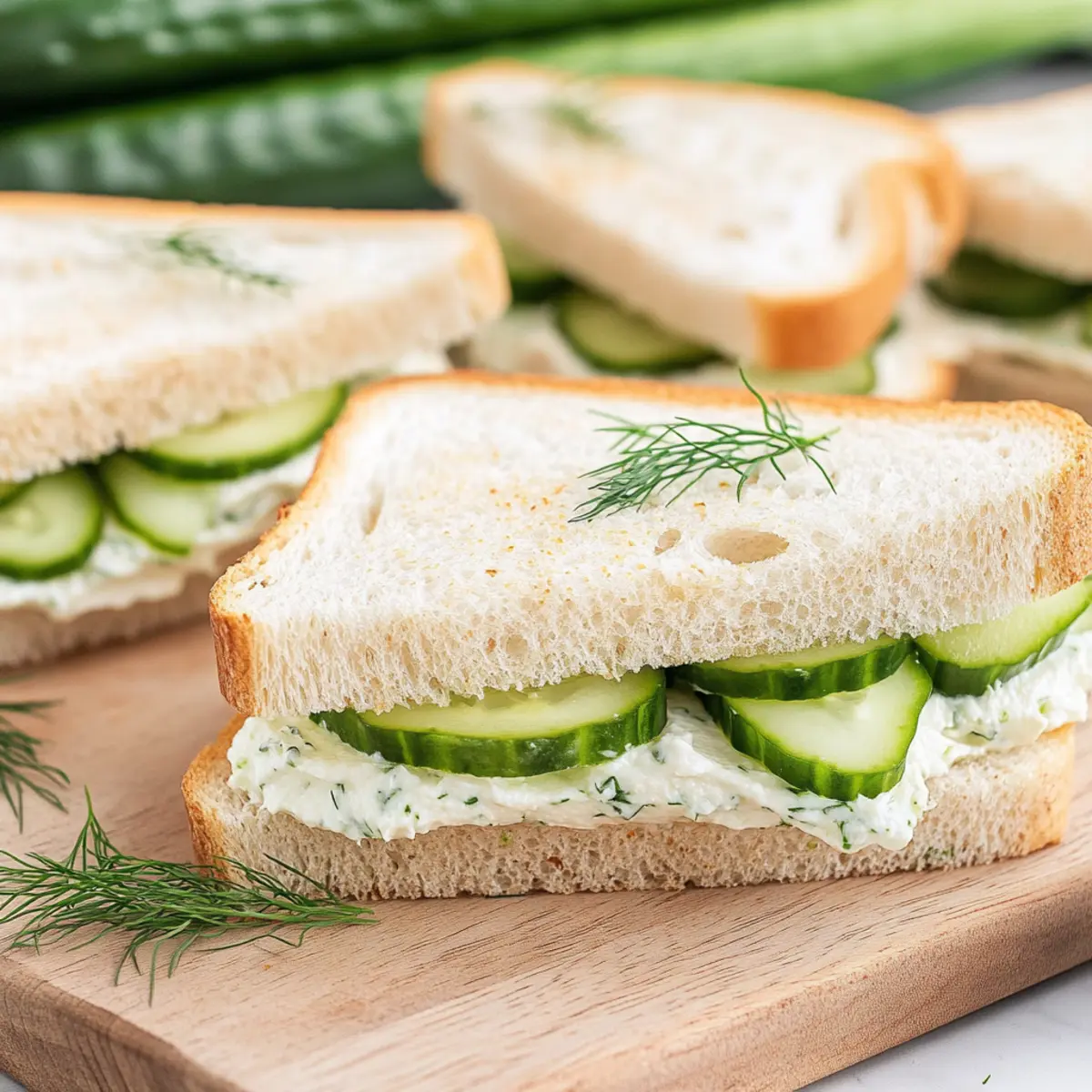 Cucumber Sandwiches with Creamy Garlic-Herb Delight 3 5a69bea8 3bdc 450e a535 b02347e14167 3 r5kh45