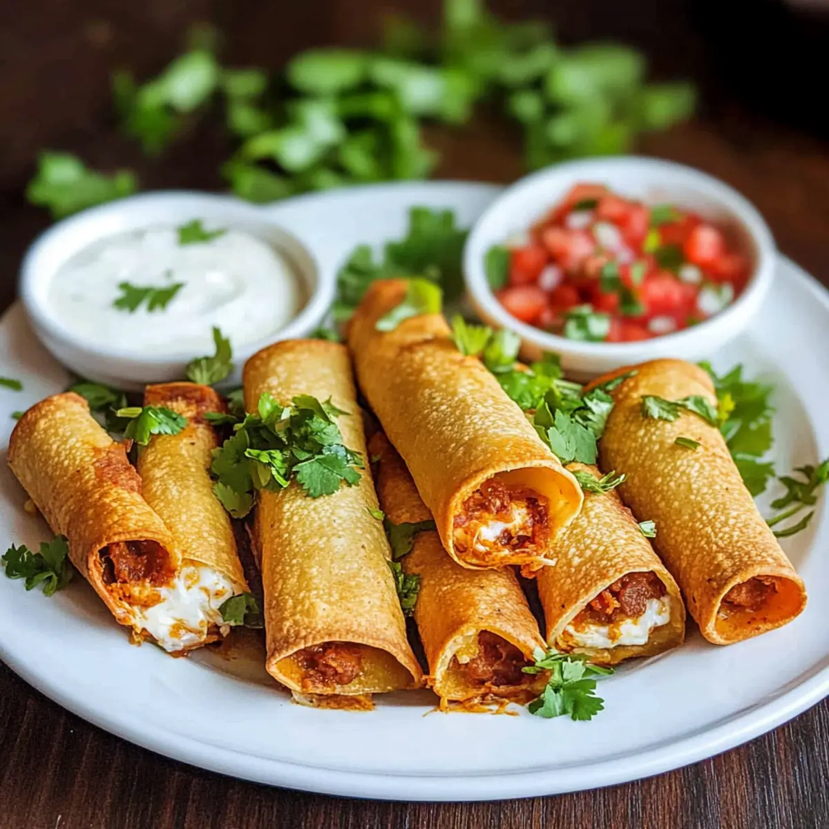 Crispy Chicken Taquitos You Can Make in 30 Minutes! 5 Taquitos