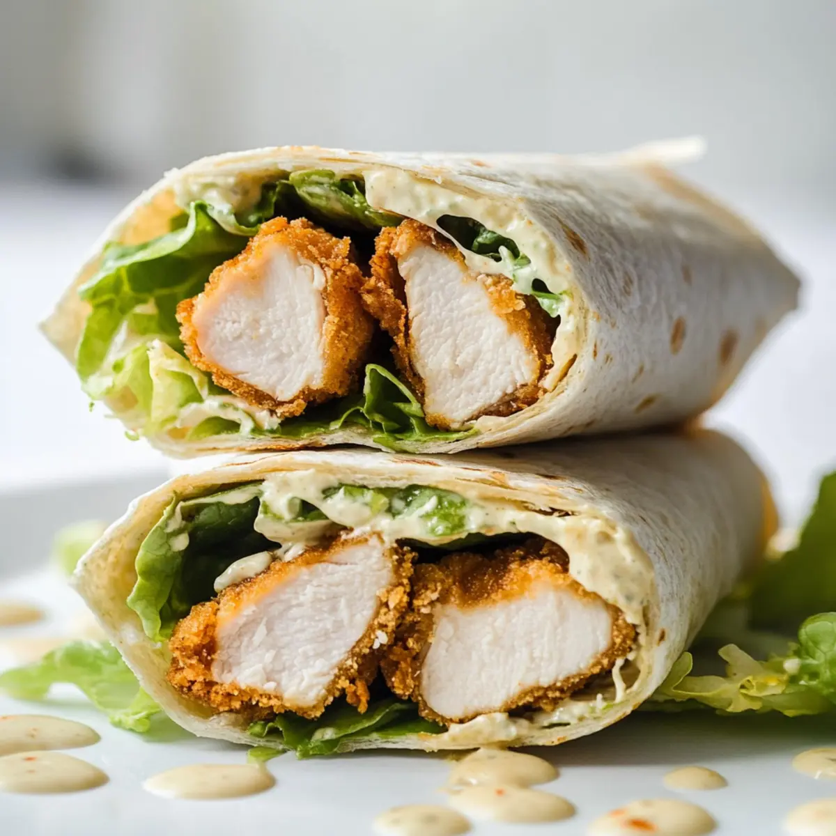 Chicken Caesar Wraps
