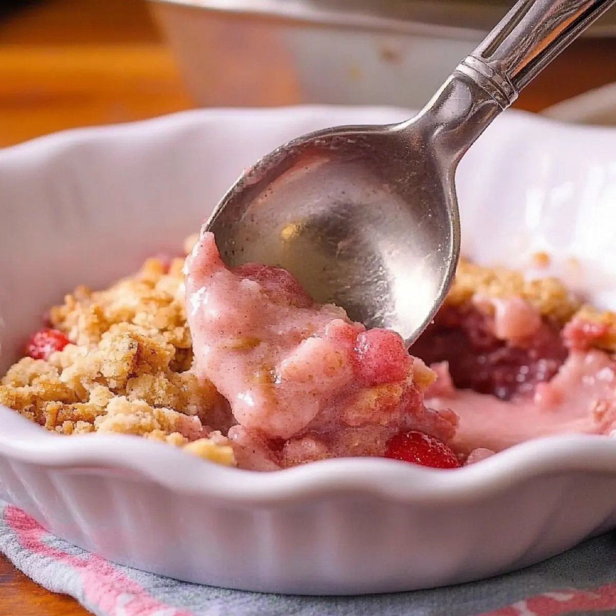 Rhubarb Crisp