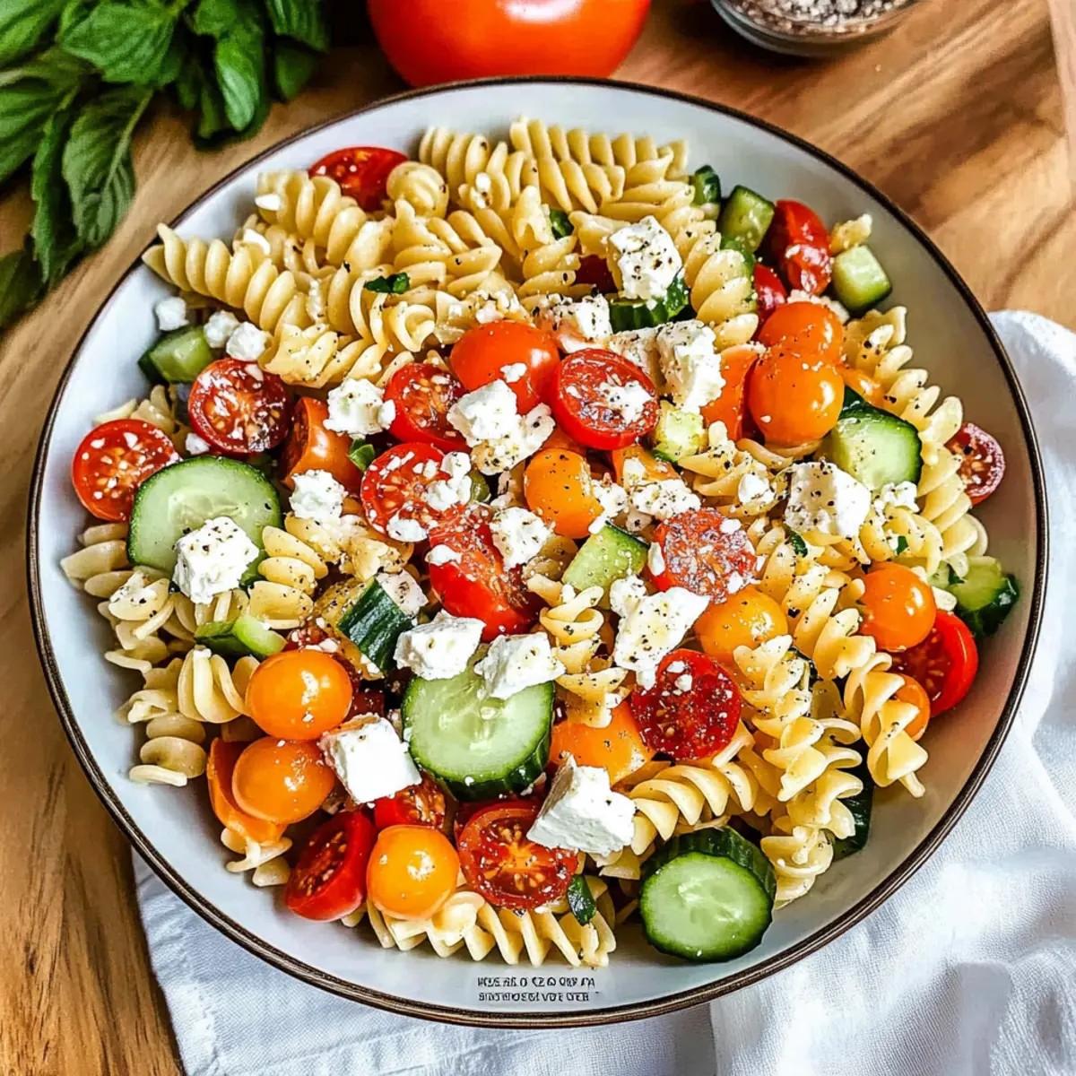 Tantalizing Pasta Salad Loaded with Fresh Veggies and Feta 2 a6a3c33b 4652 45c6 b0b7 d53607ac2977 2 emmq83