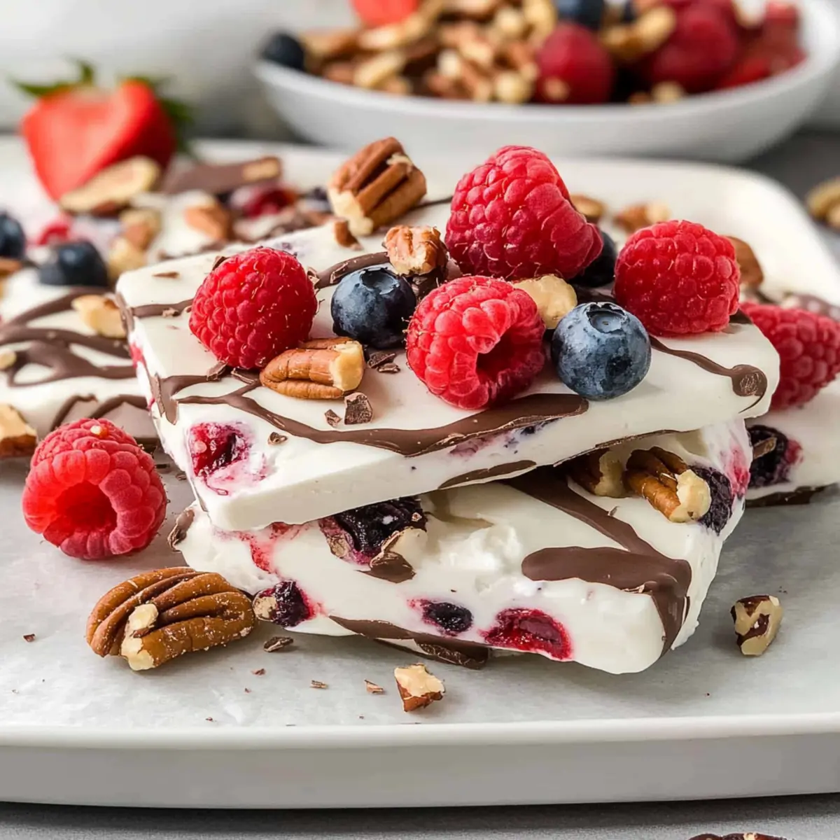 Frozen Yogurt Bark