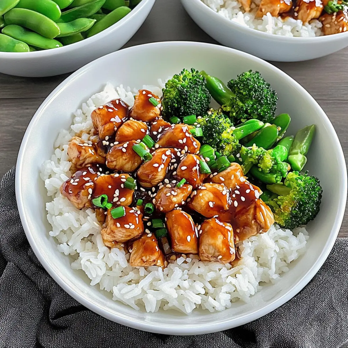 Teriyaki Chicken Bowls