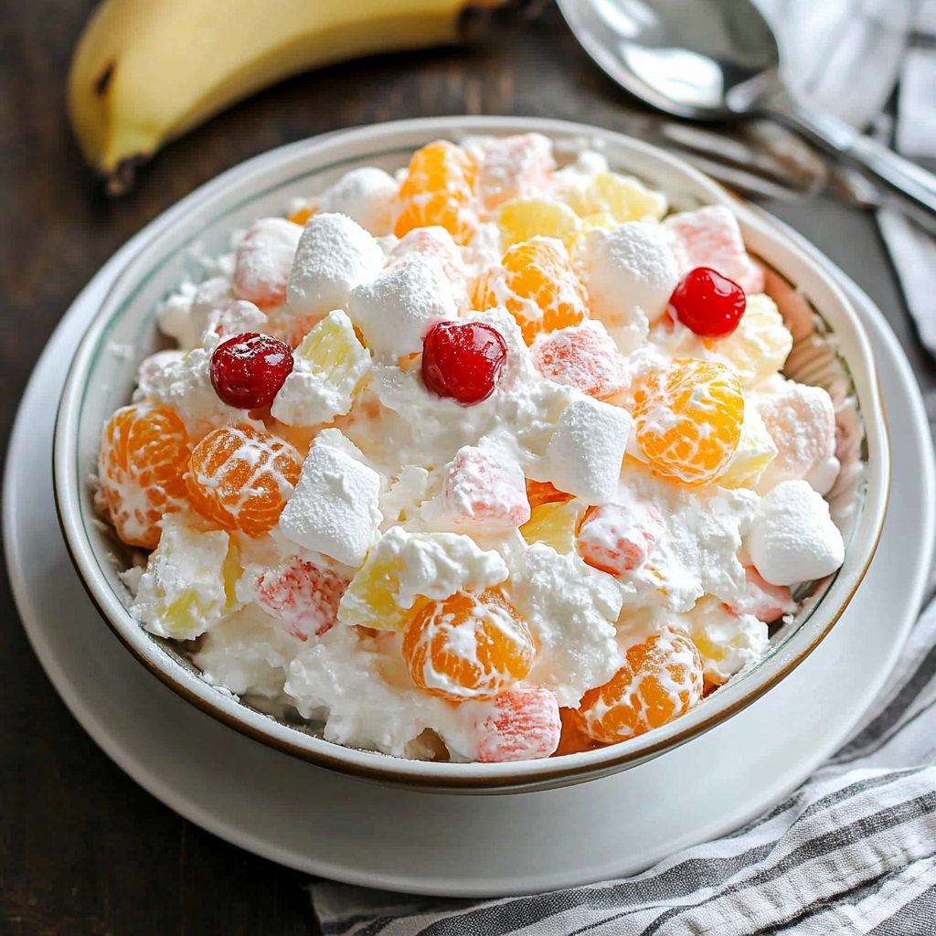 Ambrosia Salad Creamy Fruit Delight Recipe for Summer