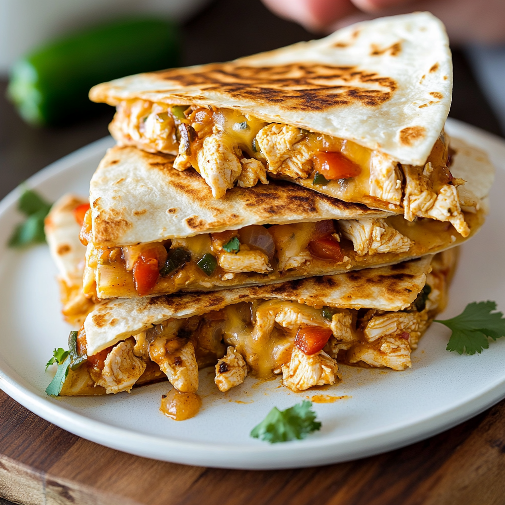 Chicken Quesadillas 6 Chicken Quesadillas