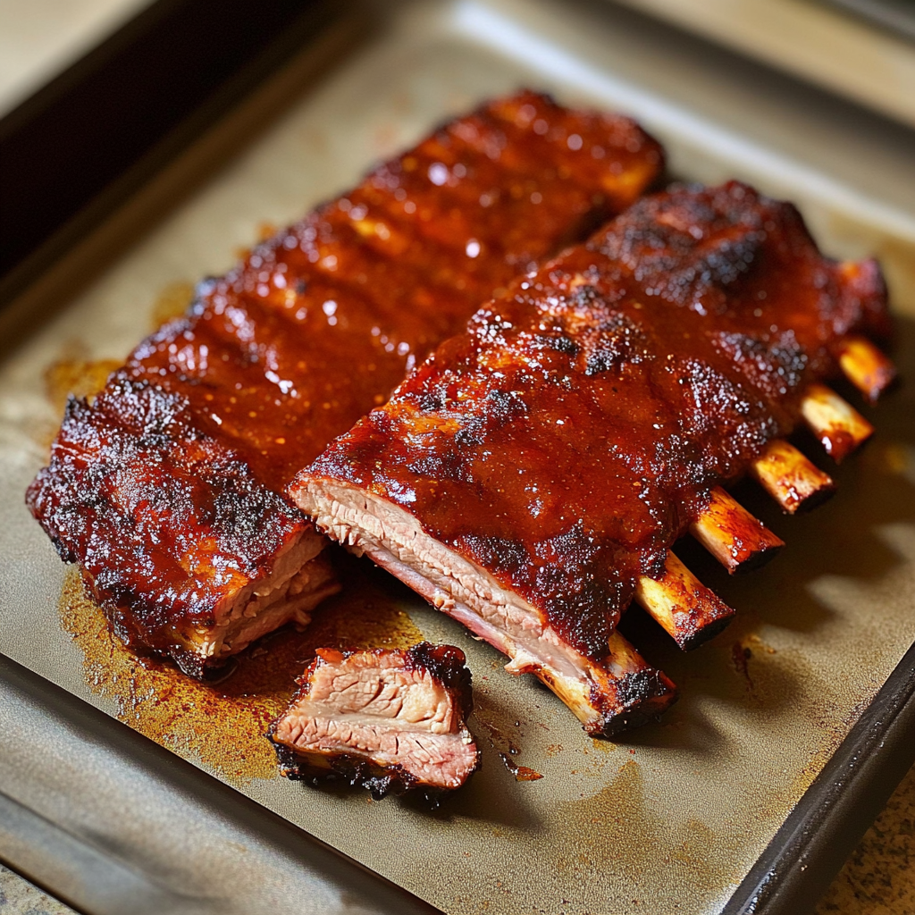 Baby Back Ribs Slow Oven BBQ Delight