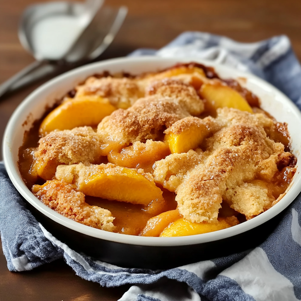 Peach Cobbler Recipe Classic Soft And Buttery Texture