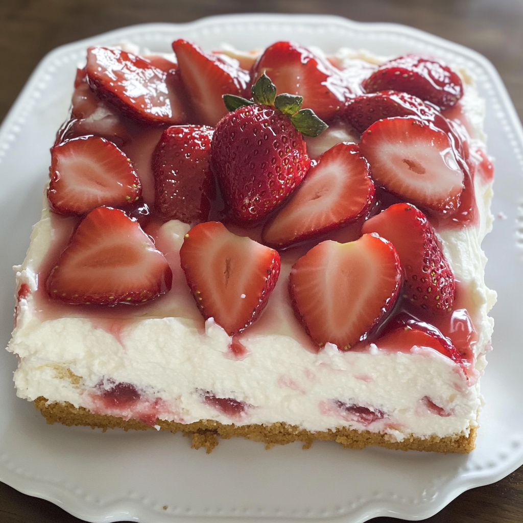 Strawberry Poke Cake Recipe Is Soft Moist And Very Tasty Treat
