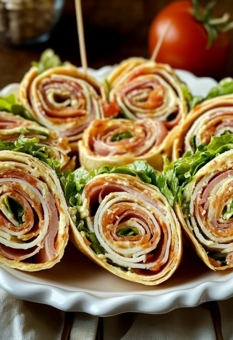 Pinwheel Sandwiches Perfect for Parties and Lunch Boxes