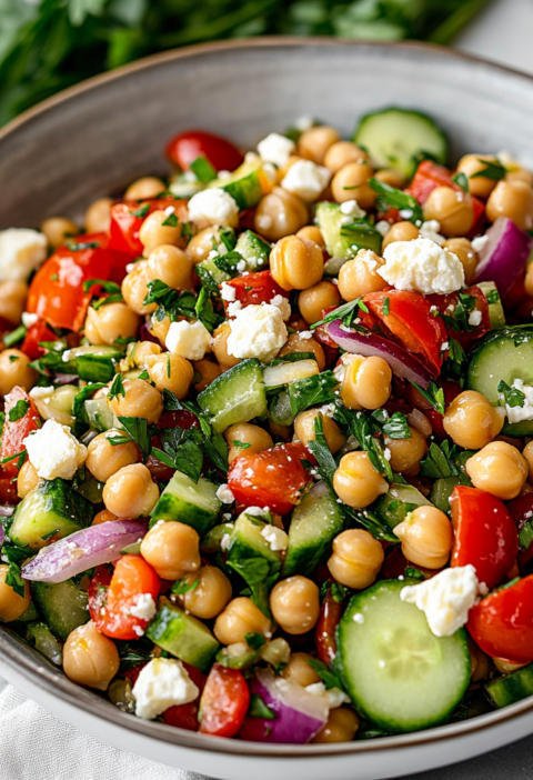 Mediterranean Chickpea Salad
