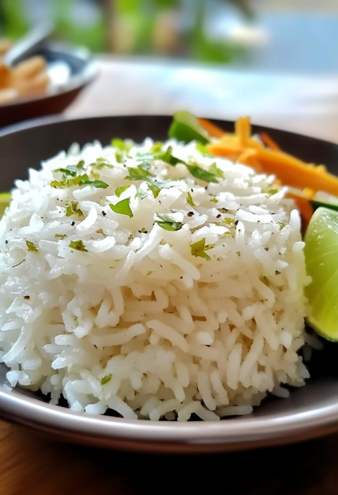 Coconut Lime Rice Recipe For Easy Side Dish