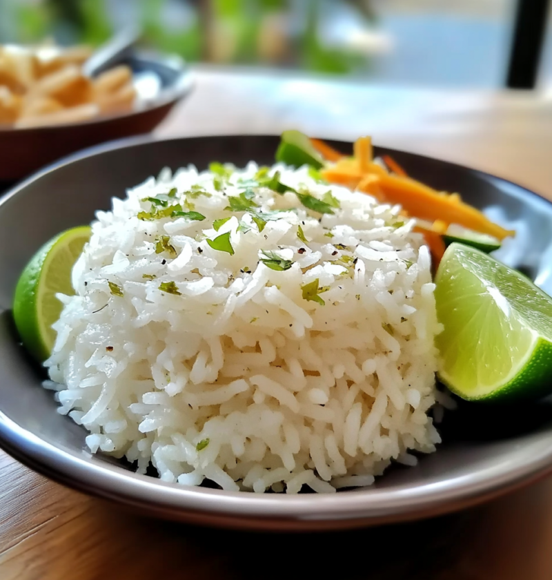 Coconut Lime Rice Recipe For Easy Side Dish 1 Coconut Lime Rice Recipe For Easy Side Dish