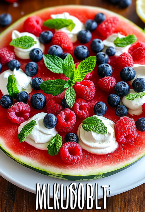 The Best Watermelon Pizza Recipe for Quick Summer Treats