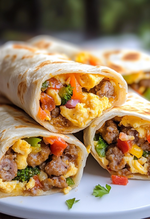 Crispy Breakfast Burritos Recipe for Busy Mornings