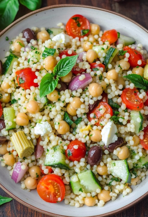 Mediterranean Couscous Salad Recipe for Summer Lunches