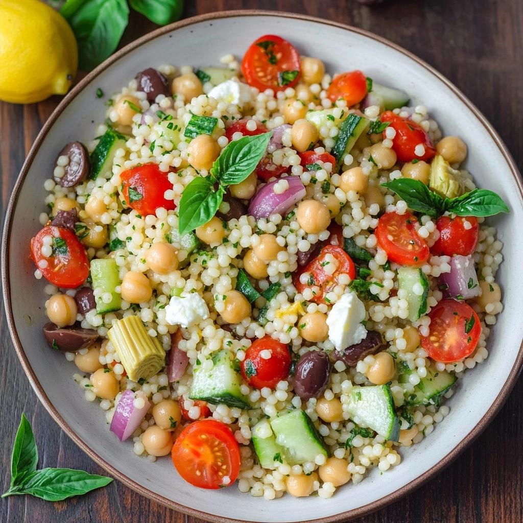 Mediterranean Couscous Salad Recipe for Summer Lunches 2 Mediterranean Couscous Salad Recipe for Summer Lunches