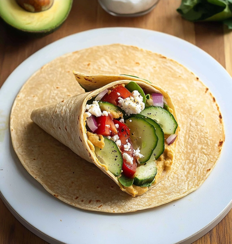 Hummus Veggie Wraps Recipe for Busy Weekday Lunches 5 Hummus Veggie Wraps Recipe for Busy Weekday Lunches