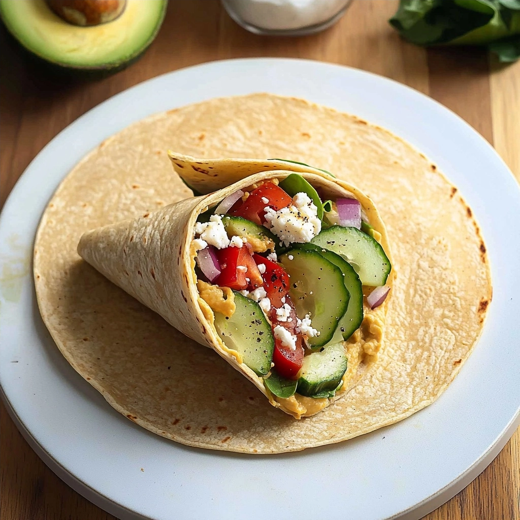 Hummus Veggie Wraps Recipe for Busy Weekday Lunches 2 Hummus Veggie Wraps Recipe for Busy Weekday Lunches