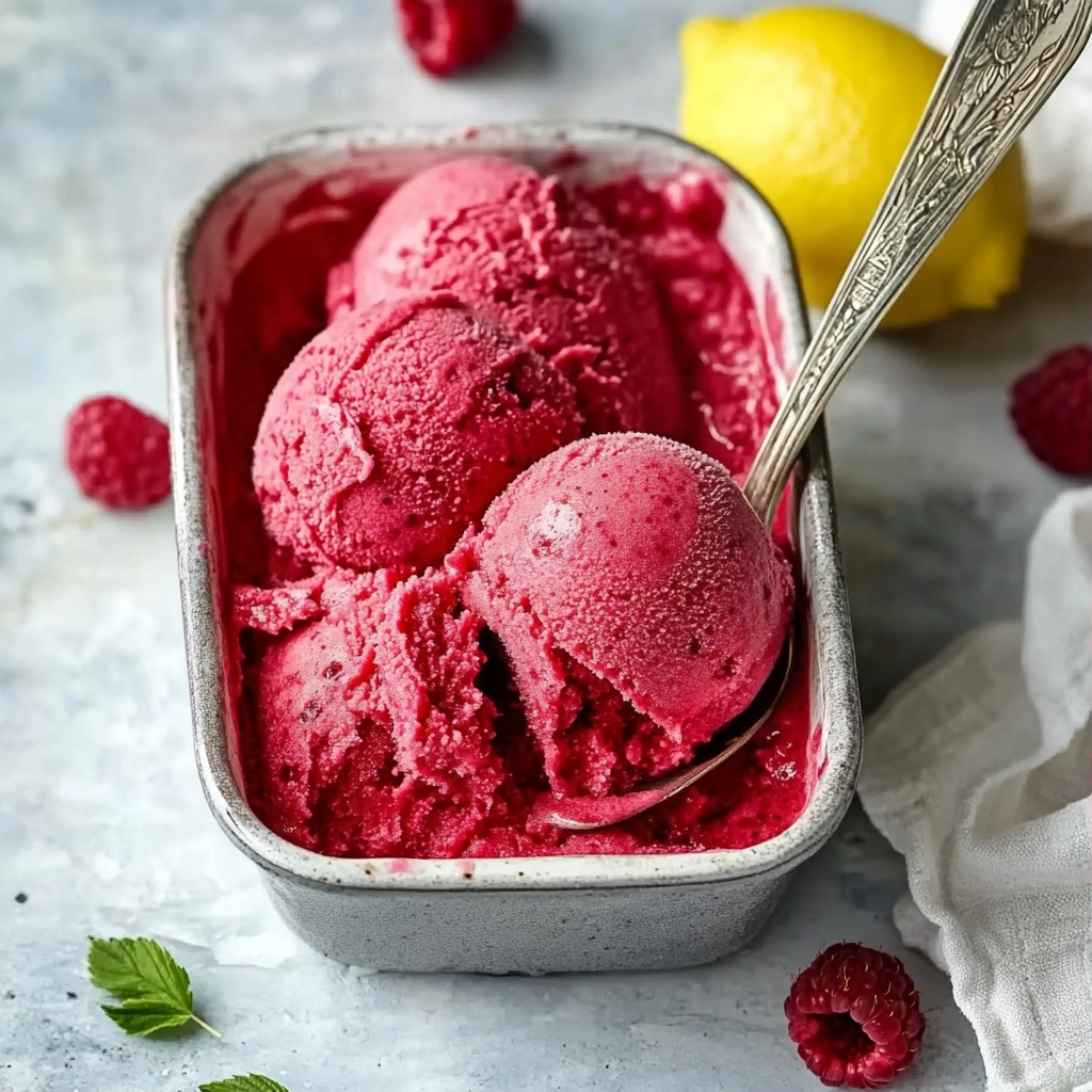 Raspberry Sorbet Recipe Easy & Refreshing Treat 2 Raspberry Sorbet Recipe Easy & Refreshing Treat