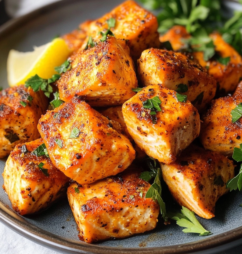 Lemon Pepper Salmon Bites Quick and Easy 9 Lemon Pepper Salmon Bites Quick and Easy