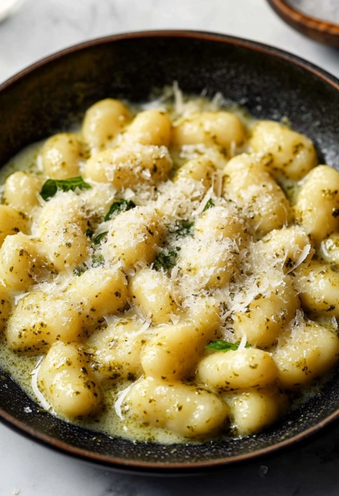 Creamy Pesto Gnocchi Skillet Recipe for Easy Dinners
