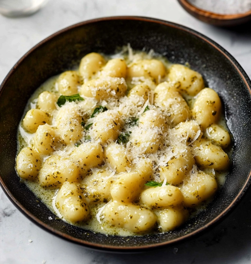 Creamy Pesto Gnocchi Skillet Recipe for Easy Dinners 1 Creamy Pesto Gnocchi Skillet Recipe for Easy Dinners