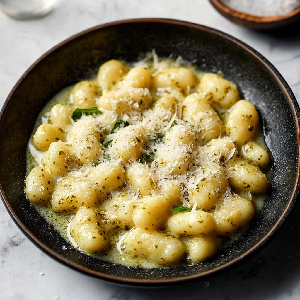 Creamy Pesto Gnocchi Skillet Recipe for Easy Dinners